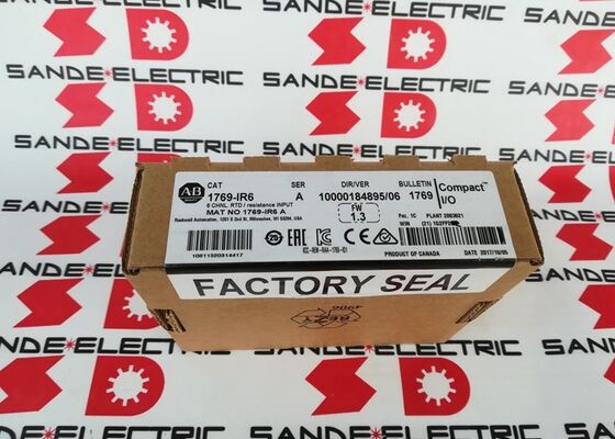 Jeden nowy Allen-Bradley 1769-IR6 CompactLogix 6-kanałowy moduł RTD/opór