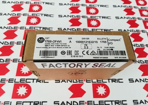 Jeden nowy moduł wyjściowy napięcia AB 1769-OF4VI