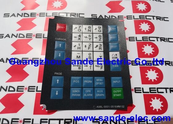 Membrana Fanuc A98L-0001-0518#M02 A98L00010518-M02 FANUC FOLIA NA KLAWIATURĘ A98L-OOO1-O518#MO2
