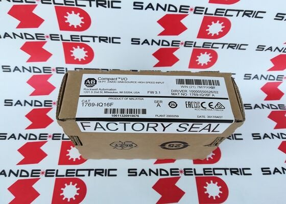Jeden nowy moduł wejściowy AB 1769-IQ16F w pudełku 1769IQ16F