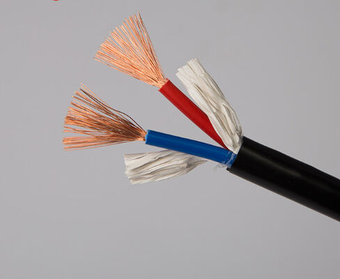 GB miedziany rdzeń przewodu zasilania 2 rdzeń RVV0.5 0.75 1.0 1.5 2.5 4 kwadratowy monitorujący miękki przewód osłonowy